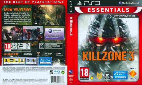 Игра KILLZONE 3 ESSENTIALS, Sony PS3, 172-75, Баград.рф